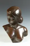 Nam Thai Studio, Bust of Young Woman, Bronze - Height: 16 in
