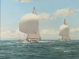 Leonard Lane, Wind and Sails, Oil on canvas
