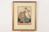 Gertrude Hurlbut, Woman with Cask, Watercolor
