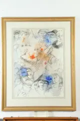 Jean Camberoque, Carnavale, Ink with watercolor