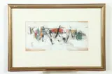 Robert Knipschild, EXCURSION and SEATED FIGURE: TWO WORKS, first; signed, Acrylic
