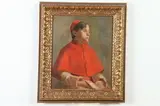George Luftus Noyes, Portrait of Young Cardinal, Oil on board