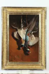 Ken Carlson, Hanging Pheasant, Oil on canvas