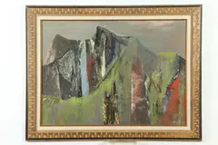 Reuben Tam, Haena Mountains, Oil on board