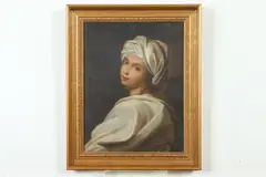 Old Master Copy, Portrait of Beatrice, PORTRAIT OF BEATRICE, oil on board