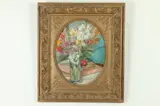 Still Life with Vase of Flowers by American School, STILL LIFE WITH VASE OF FLOWERS, oil on canvas, sold Jul 2020