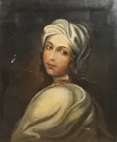 Portrait of Beatrice by Continental School, Oil on canvas, offered Jul 2020