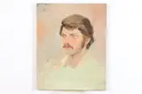 Portrait of Man by American School, PORTRAIT OF MAN, oil on board, offered Jul 2020