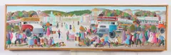 Fritz Camille, Haitian Scene, Oil on canvas