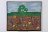 Jean Marie Obin, Au Marche, Gouache