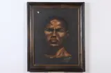 G. Robards, Portrait of Black Man, Pastel