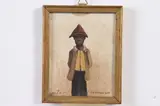 Uncle Slate, Bo Johnson 14 Years, Watercolor