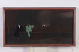 The Train Platform by American School, THE TRAIN PLATFORM, oil on board, sold Sep 2020