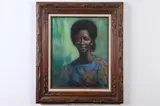 Bonita Valien, Portrait of Woman, Oil on canvas