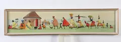 Lucy M. Wiles, Parade, Oil on board