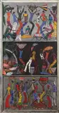 Ilcas and Olangala, VILLAGE SCENES: TRIPTYCH, each signed lower right and one dated '62, Oil on canvas