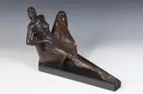Possibly Diana Pencharty Glaze, Silent Pause, Bronze with chocolate brown patina