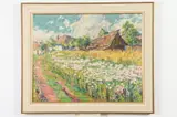 Frehdrek, Spring Landscape, Oil on canvas