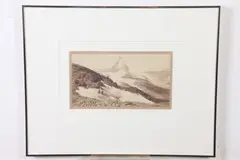 Francis Firth, Mountain Landscape, EL CAPITAIN, black and white photograph