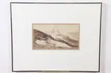 Francis Firth, Mountain Landscape, EL CAPITAIN, black and white photograph