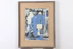 Guy Maccoy, Blue Robe, Color silkscreen