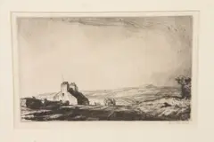 Muirhead Bone, Gate at Palmero, AYR PRISON AND THREE OTHERS: FIVE WORKS, each pencil signed