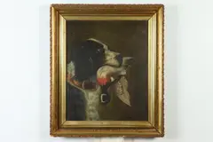 Gottholdt, Hunting Dog with Duck, Oil on canvas