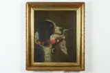 Gottholdt, Hunting Dog with Duck, Oil on canvas