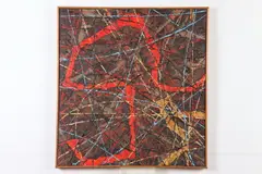 William Cechak, Abstract, Oil on canvas