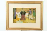 Continental School, Women Carrying Bowl of Oranges