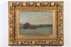 William Anderson Coffin, Landscape with Cottage, Oil on canvas