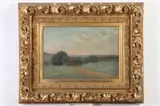 William Anderson Coffin, Landscape with Cottage, Oil on canvas