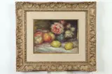 Lucien Boulier, STILL LIFE WITH FRUIT AND FLOWERS and STILL LIFE WITH CITRUS: TWO WORKS, each signed, Oil on masonite