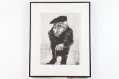 Pat Oliphant, The Basque, 1998, Monotype (unique)