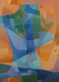 Rebecca Cowan, Abstract, Oil on canvas