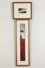G.C. Myers, Three Works: Fill Each Moment, Oil on paper - Largest, 30 1/4 in. x 4 3/4 in