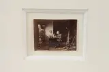 Henry Peach Robinson, Cottage Scene, Circa 1860, vintage albumen print.