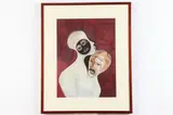 Tayo Adenaike, Guarded Emotion and Veiled Expression, 2009, Watercolor on paper