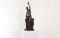 Louis Julien (Jules) Franceschi, Untitled, patinated bronze