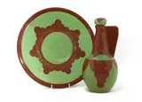 René Herbst, René Herbst (French, 1891, each with a green-glazed ground