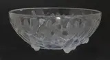 René Lalique (French 1860-1945) by René Lalique, a 'Gui' moulded glass bowl, sold Jul 2022