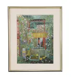 Fang Xiang, Untitled, ink and colour on paper 77 x 52cm