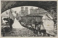 William Washington, 'William Washington (1885-1956) 'Sous Le Pont St Michel