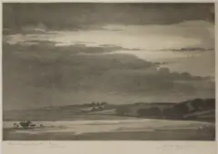 William Washington, 'William Washington (1885-1956) 'One the Border of the Pennines'; 'The Gloom of the Millstone