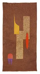 'Michael O'Connell (1898-1976) 'Weave motif' paste resist on linen by Michael O'Connell, sold May 2022