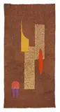 Michael O'Connell, 'Michael O'Connell (1898-1976) 'Weave motif' paste resist on linen