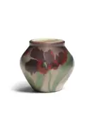 Vase by Rookwood Pottery, decorated by Constance Baker, matt glazed earthenware, stamped with the firm's marks, numbered '51CZ', with artist's ini, sold Oct 2019
