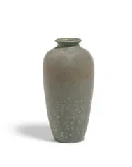 Grand Feu Pottery, Vase, glazed earthenware, stamped 'GRAND FEU POTTERY L