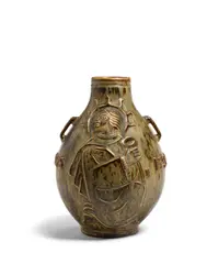 Peter and Paul by Jais Nielsen, for Royal Copenhagen, glazed stoneware, signed 'JAIS 20151 0951 0' and stamped 'ROYAL COPENHAGEN DENMARK', offered Oct 2019