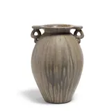 Patrick Nordström, Two-Handled Jar, for Royal Copenhagen, glazed stoneware, signed 'PN S6-7 1918' with Royal Copenhagen marks